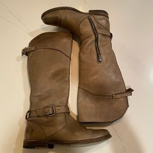 Frye light tan leather boot 7.5
